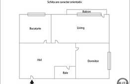 De vanzare 2 camere, 53 mp, decomandat! zona strazii Stejarului! PARCARE!