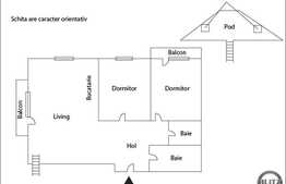Vanzare apartament 90 mp + 20 mp POD, zona Stejarului! Posibilitate RATE!