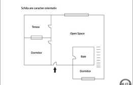 Apartament 3 camere, 65 mp utili, garaj, terasa 14 mp, zona strazii Borhanciului