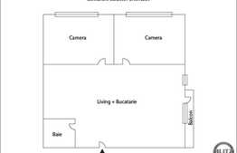 Vanzare apartament cu 3 camere, 58 mp, zona strazii Sesul de Sus! Cu parcare!