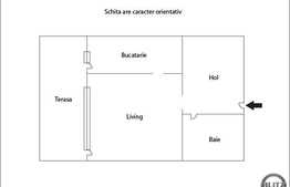 Garsoniera confort sporit, 32 mp! Gradina de 35 mp! Zona strazii Eroilor!