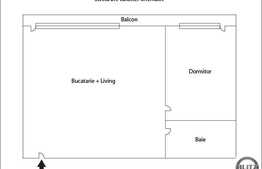 De vanzare 2 camere, 40.53 mp! Complet mobilat si utilat! Zona strazii Porii!