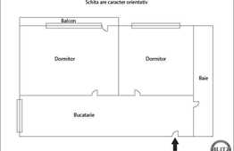 Apartament 2 camere, decomandat, 54 mp! Zona strazii Ioan Rus!