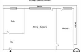 De vanzare 2 camere, 42 mp! Complet mobilat! Zona strazii Tautiului!