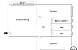 De vanzare, 3 camere, 70 mp! Loc de parcare! Zona TERRA!