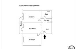 In zona Primaverii, de vanzare 2 camere, 45 mp utili. Renovat!