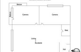 Apartament 3 camere, 71 mp! Parcare! Zona strazii Florilor!