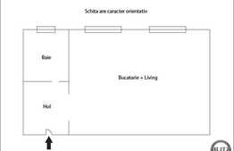 Demisol de vanzare, 1 camera, 39 mp! Semifinisat! Zona strazii Florilor!