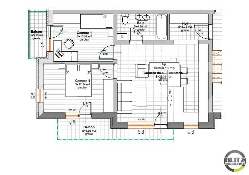 Apartament de vânzare 3 camere Floreşti - 23553AV | BLITZ Cluj-Napoca | Poza6