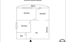 De vanzare apartament cu 1 camera, 40 mp! Parcare! Zona strazii Stejarului!