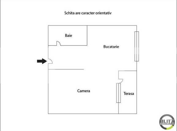 Garsonieră de vânzare Borhanci - 23576AV | BLITZ Cluj-Napoca | Poza1