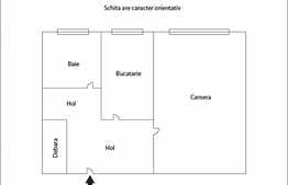 De vanzare apartament 1 camera, 34 mp, decomandat, zona strazii Fantanele