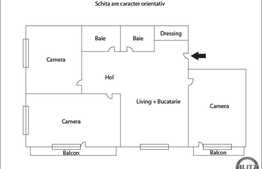Apartament 3 camere, 83 mp, decomandat, garaj, boxa, zona Kaufland Manastur
