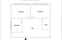 Apartament 2 camere, 44 mp, decomandat, parcare, zona strazii Mehedinti