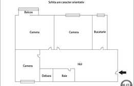 Vanzare apartament 3 camere, 72 mp, boxa subsol, zona strazii Mehedinti