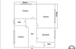 3 camere, 96 mp, decomandat, garaj, zona strazii Grigore Antipa