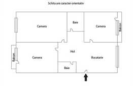 3 camere decomandate, 72 mp, boxa subsol, parcare, zona strazii Mehedinti