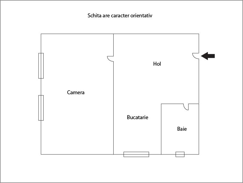 Garsonieră de vânzare Semicentral - 23739AV | BLITZ Cluj-Napoca | Poza1
