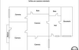 Vanzare apartament 4 camere, 118 mp, zona Pietei Mihai Viteazu
