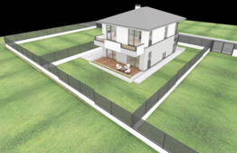 Casa individuala, 119,75 mp, 500 mp teren, semifinisata, zona linistita de case!