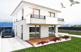 Casa individuala, 119,75 mp, 500 mp teren, semifinisata, zona linistita de case!