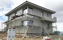 Casa individuala, 119,75 mp, 500 mp teren, semifinisata, zona linistita de case!