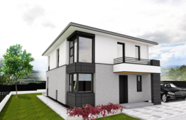 Casa individuala, 119,75 mp, 500 mp teren, semifinisata, zona linistita de case!