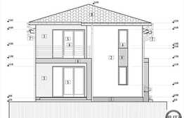 Casa cuplata, 120 mp utili, 225 mp teren, semifinisat