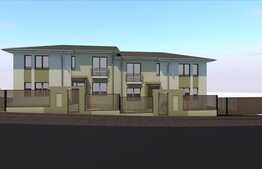 Casa cuplata, 120 mp utili, 225 mp teren, semifinisat