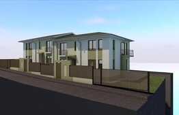 Casa cuplata, 120 mp utili, 225 mp teren, semifinisat