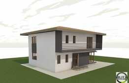 Casa individuala, 135 mp utili, semifinisata, 510 mp teren, zona linistita