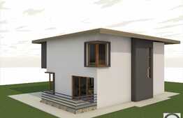 Casa individuala, 135 mp utili, semifinisata, 510 mp teren, zona linistita