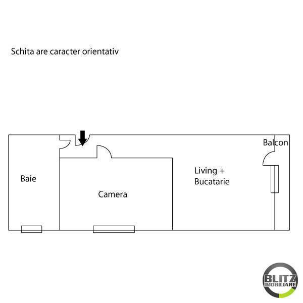 Garsonieră de vânzare Manastur - 2379AV | BLITZ Cluj-Napoca | Poza1