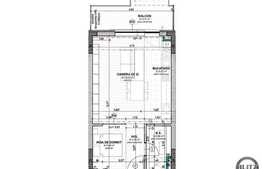  1 camera, 37,7 mp, nisa de dormit, semifinisat, terasa, zona strazii Oasului