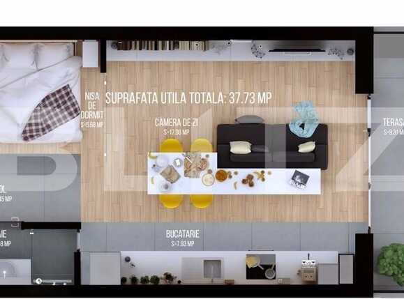 Garsonieră de vânzare Iris - 23863AV | BLITZ Cluj-Napoca | Poza4