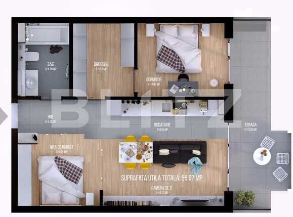 Apartament de vânzare 2 camere Iris - 23864AV | BLITZ Cluj-Napoca | Poza4