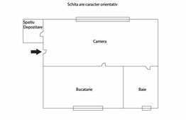 Apartament 1 camera, 46 mp, parcare, terasa, zona strazii Oasului
