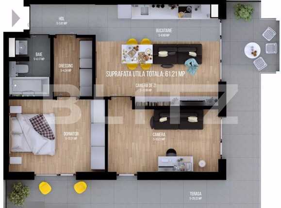 Apartament de vânzare 3 camere Iris - 23867AV | BLITZ Cluj-Napoca | Poza2