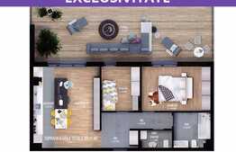  3 camere, 66 mp, cu CF , decomandat, terasa, semifinisat, zona strazii Oasului