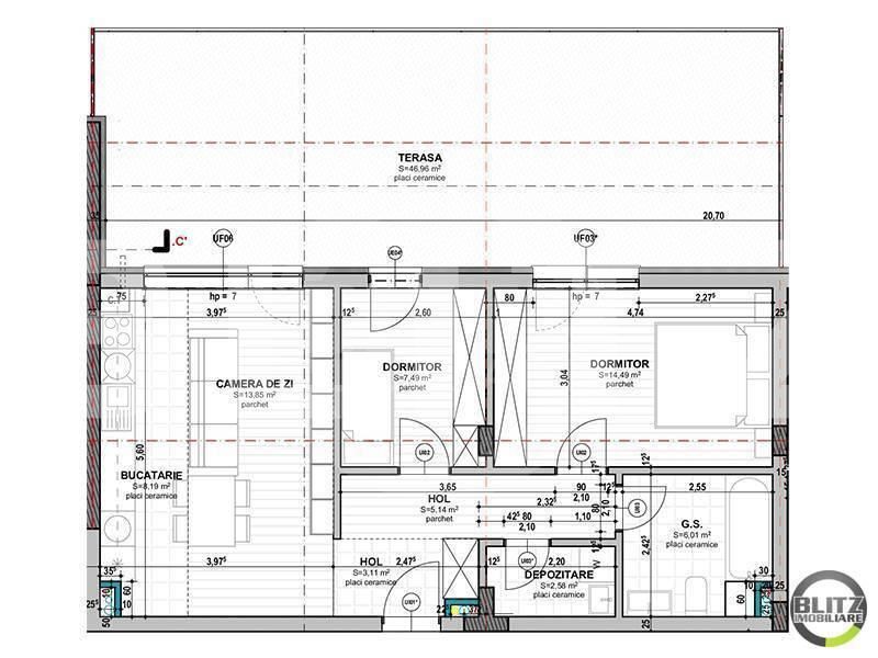 Apartament de vânzare 3 camere Iris - 23868AV | BLITZ Cluj-Napoca | Poza14