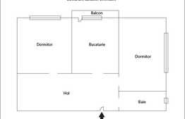 De vanzare 2 camere, 52 mp! Parcare! Zona strazii Stejarului!