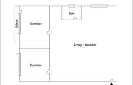 3 camere, 68 mp! Parcare! Mobilat si utilat complet! Zona strazii Tineretului!