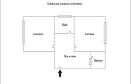 Vanzare apartament 2 camere, 50 mp, boxa, zona strazii Dunarii