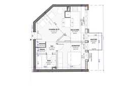 Apartament 2 camere, 38 mp, semifinisat, zona strazii Calea Turzii