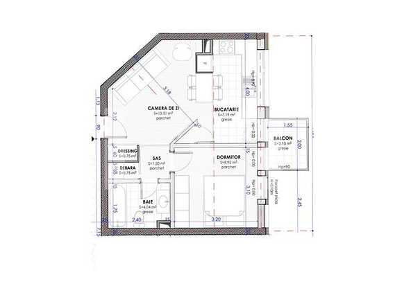 Apartament de vânzare 2 camere Bună Ziua - 24054AV | BLITZ Cluj-Napoca | Poza1