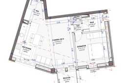 Apartament 2 camere, 48 mp, semifinisat, zona strazii Calea Turzii