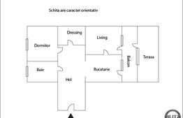 2 camere, 52 mp plus 40 mp TERASA, 2 locuri parcare, zona Profi