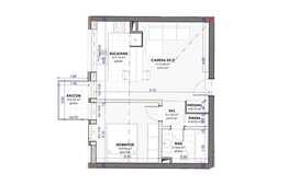 Apartament 2 camere, 40 mp, semifinisat, zona strazii Calea Turzii