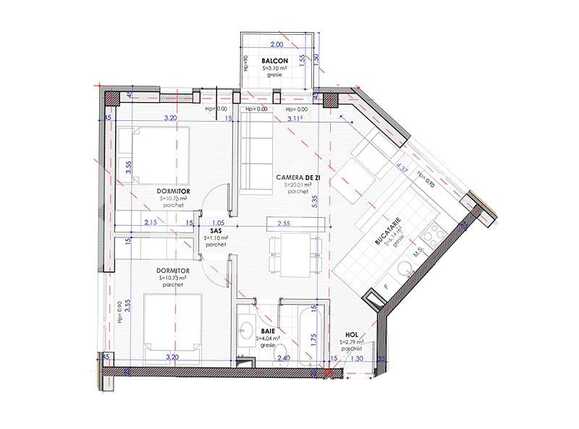 Apartament de vânzare 2 camere Bună Ziua - 24070AV | BLITZ Cluj-Napoca | Poza1