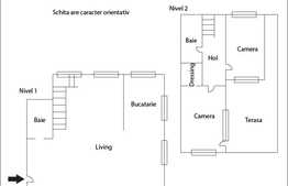 Penthouse cu 3 camere, 93 mp, terasa 30 mp, zona strazii Corneliu Coposu